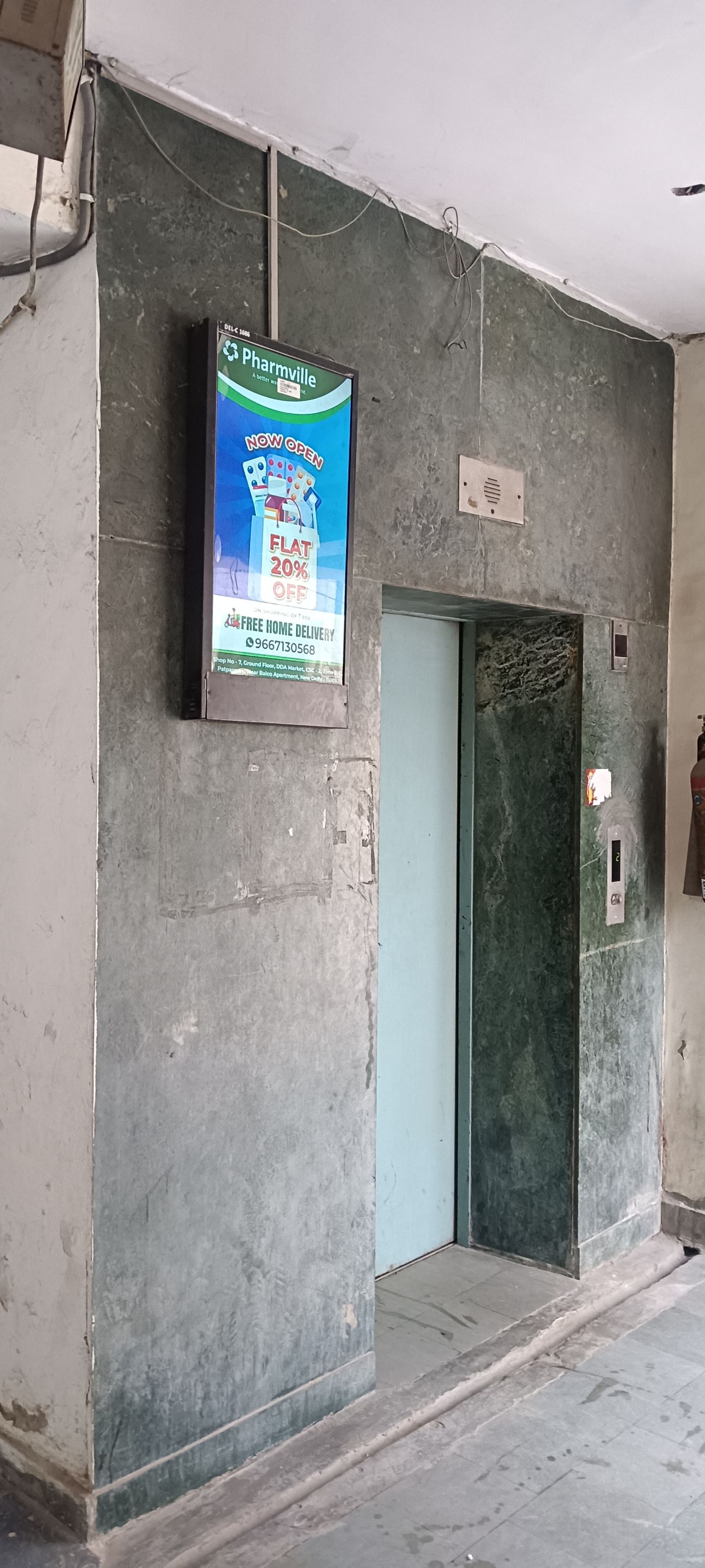 Lift Branding at Silver Oak Apartment, I.p Extension, New Delhi photo 2