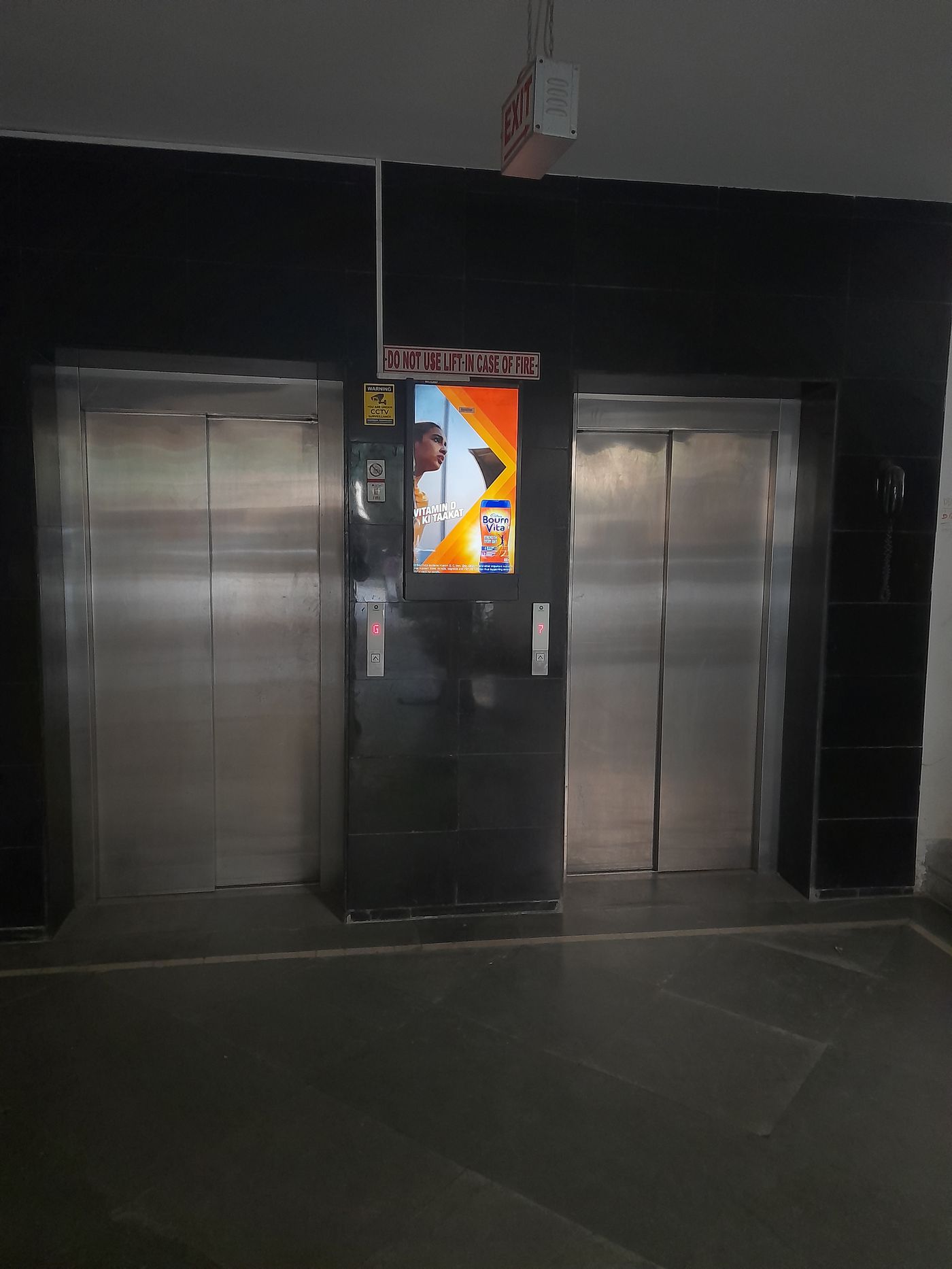 Lift Branding at External Affairs Employees Panchsheel Apartment, Sector 2, New Delhi photo 4