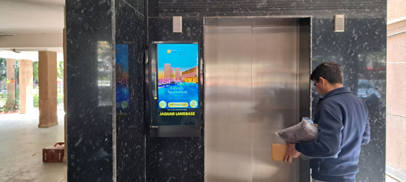 Lift Branding at Navkunj Apartment, I.p Extension, New Delhi photo 3