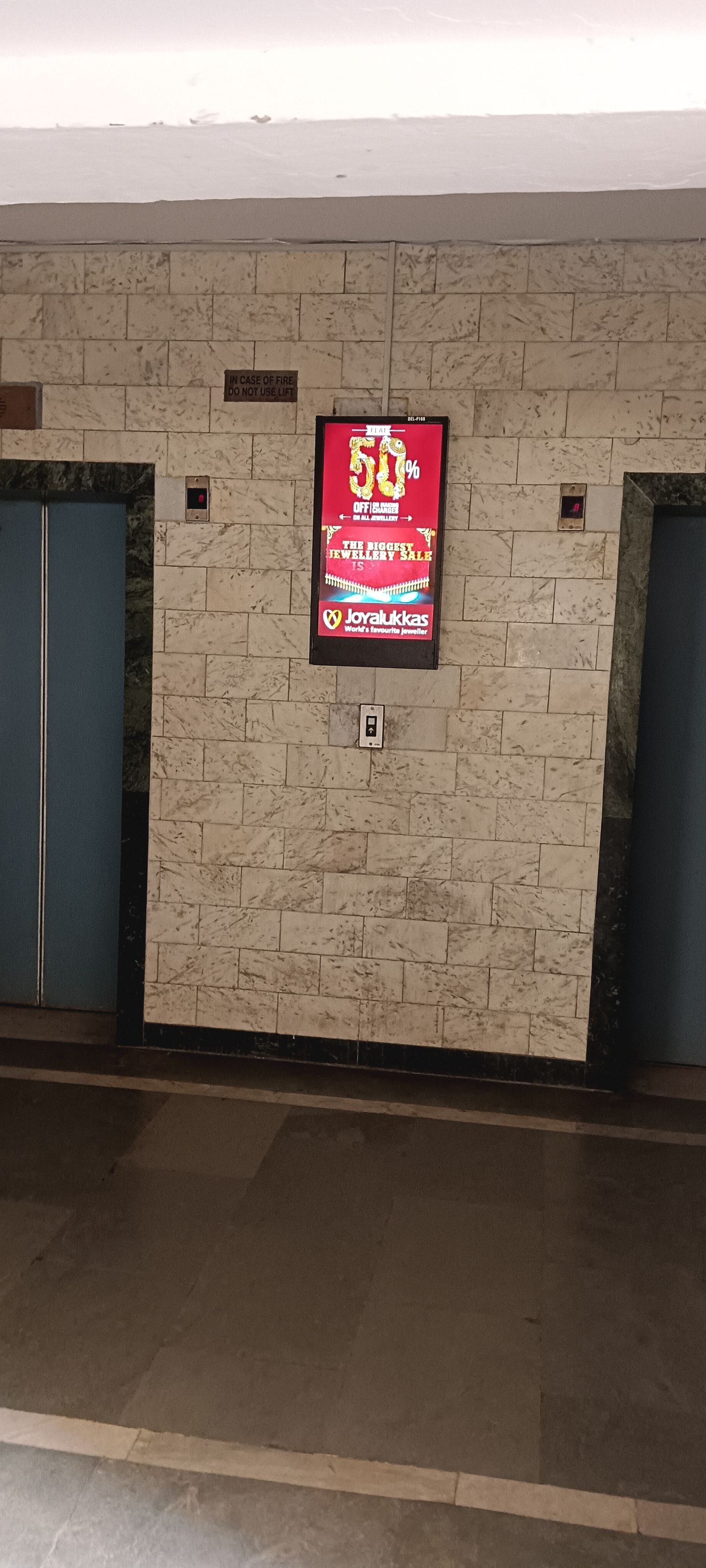 Lift Branding at The Punjabi Saudagar Apt, Mayur Vihar, New Delhi photo 1