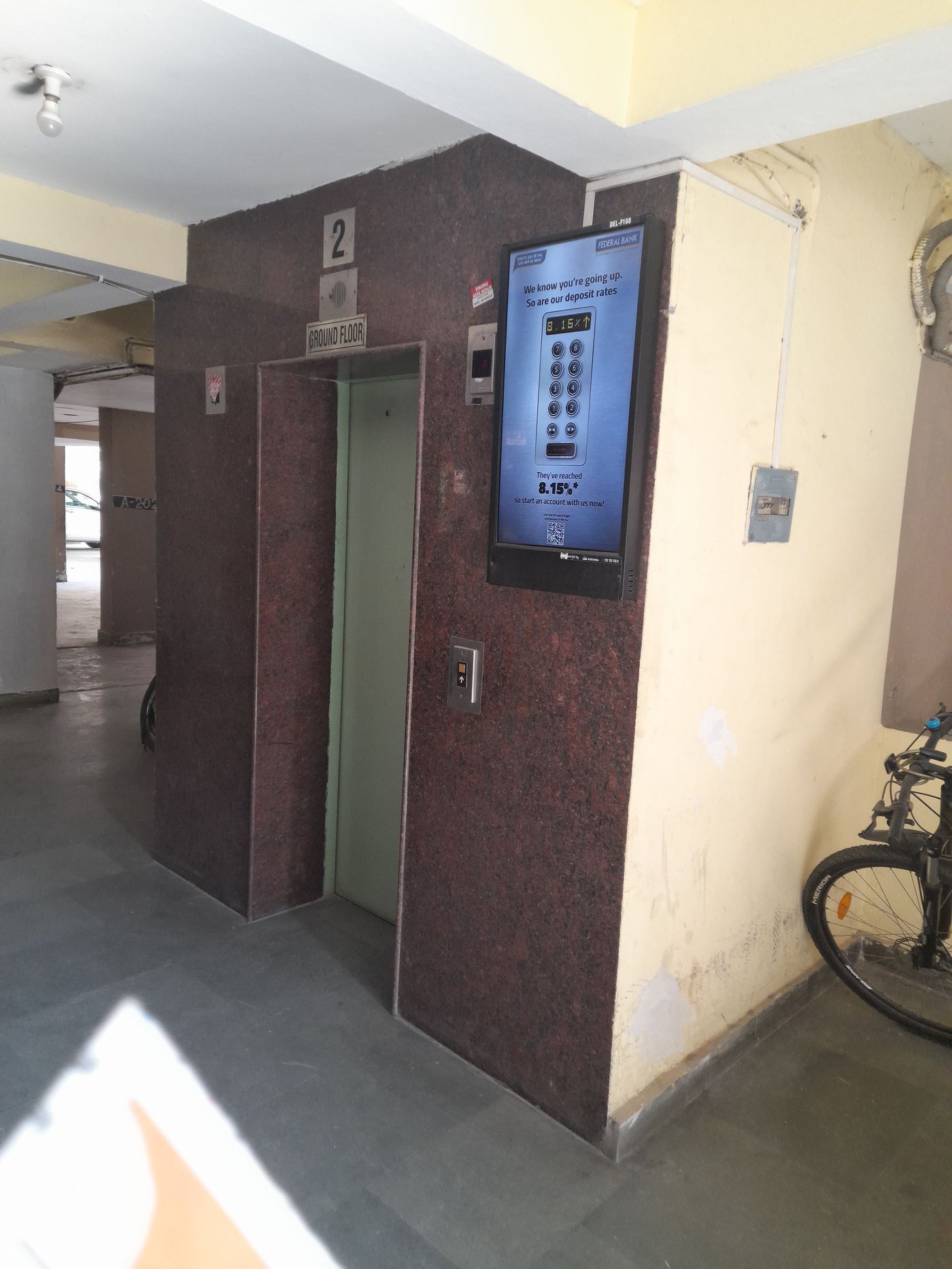 Lift Branding at Unique Insurance, Sector 6, New Delhi photo 2