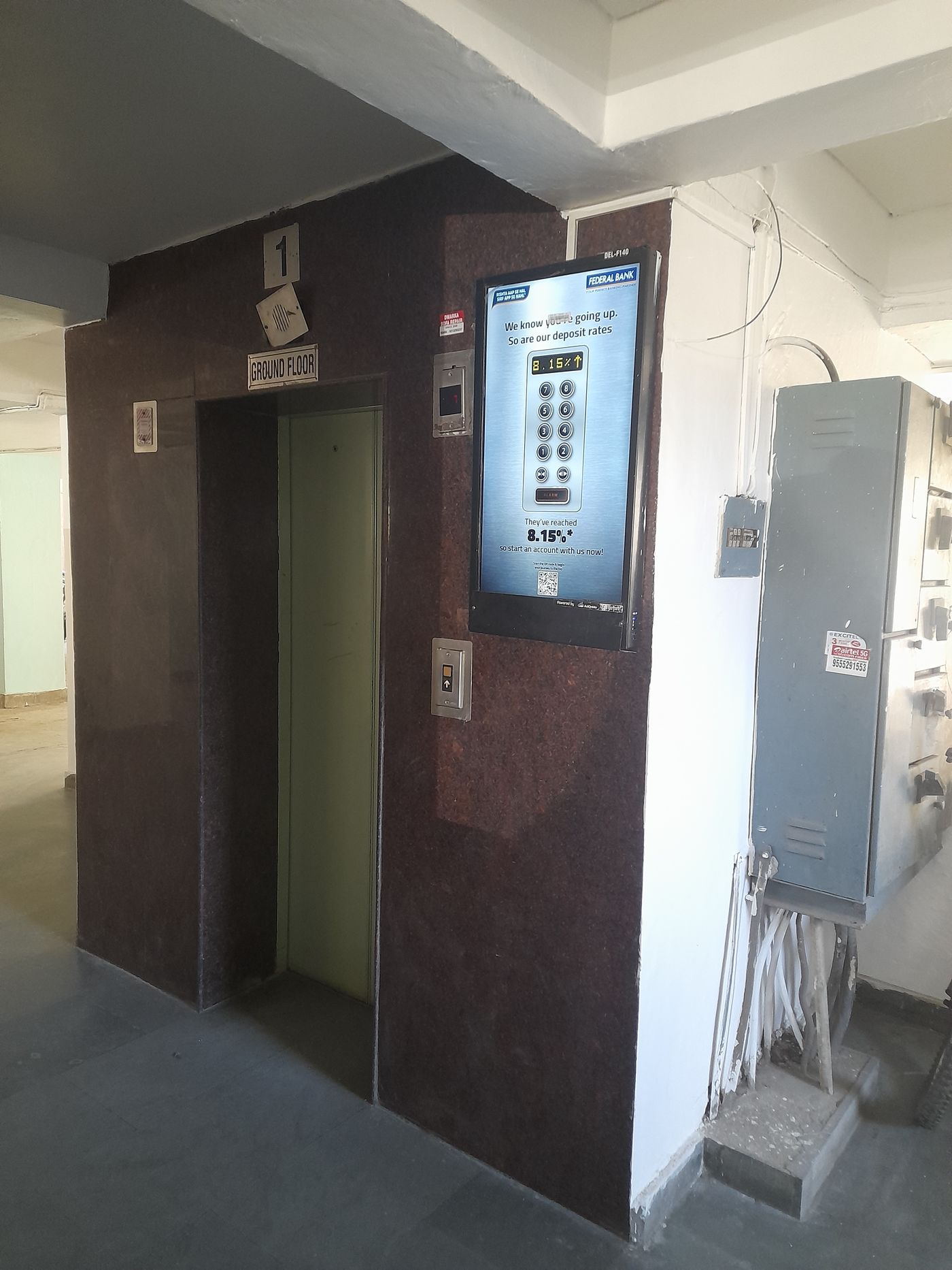 Lift Branding at Unique Insurance, Sector 6, New Delhi photo 3