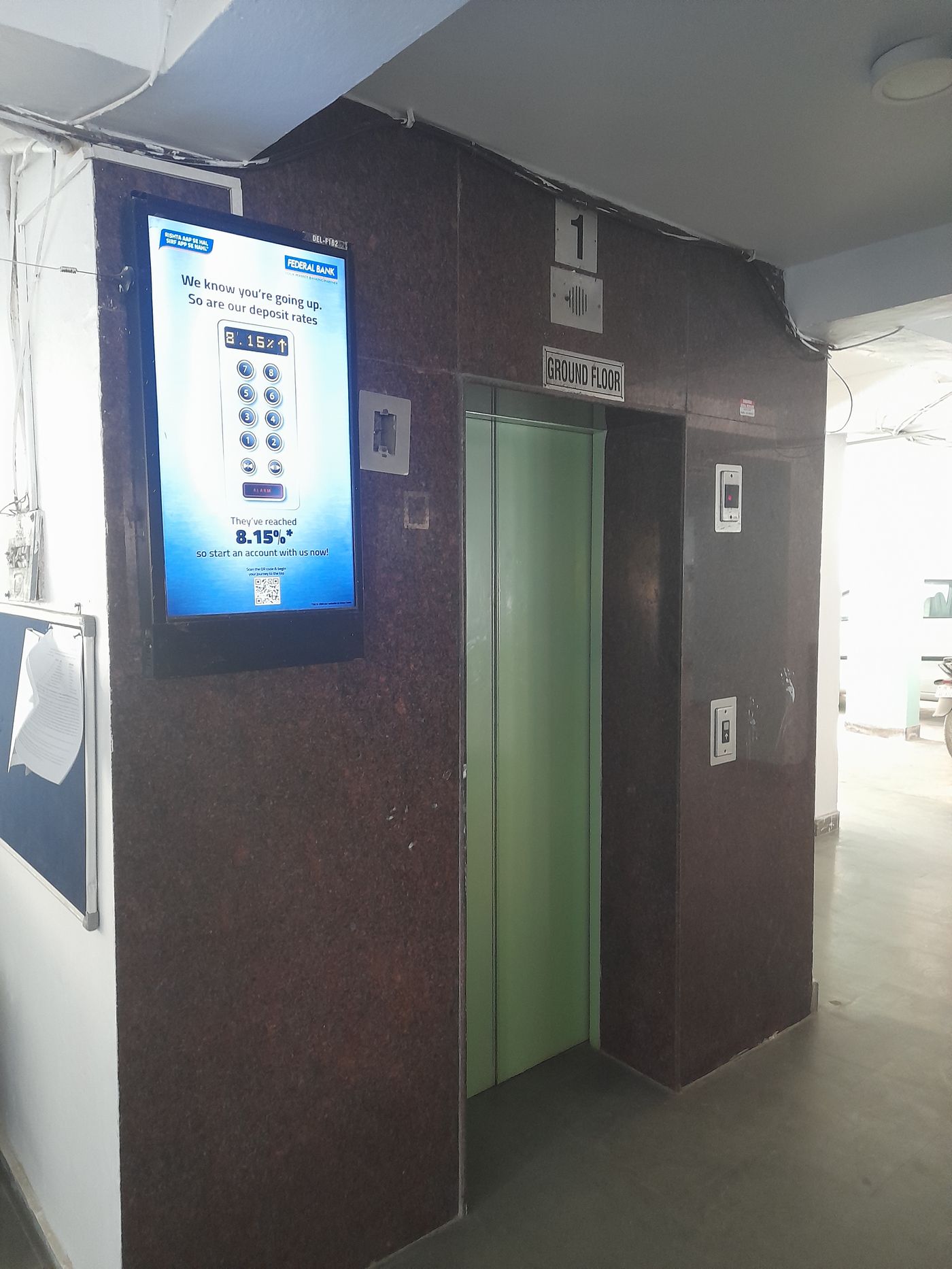 Lift Branding at Unique Insurance, Sector 6, New Delhi photo 4