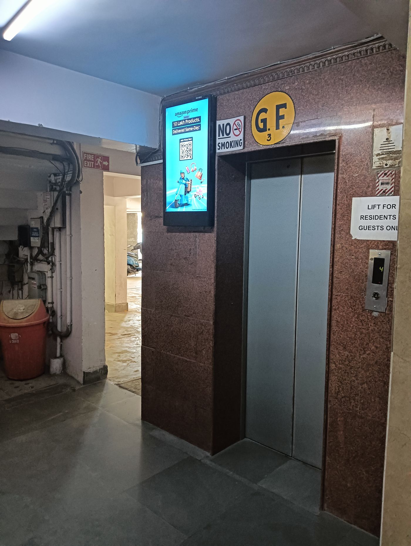 Lift Branding at The Bharat Petroleum Bharat Apartments, Sector 18a, New Delhi photo 1