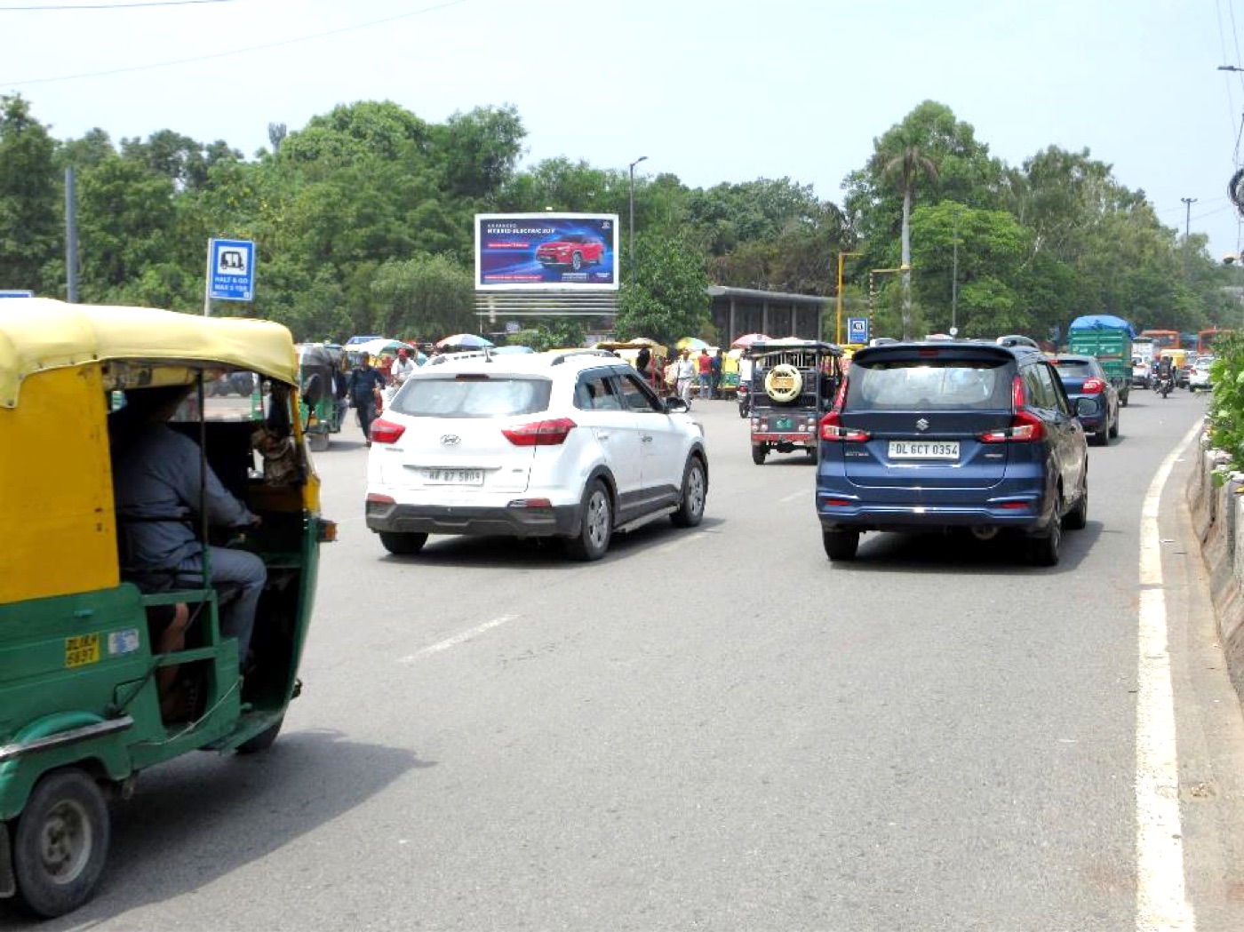 Unipole at Kashmere Gate 3 Metro Station, New Delhi photo 1