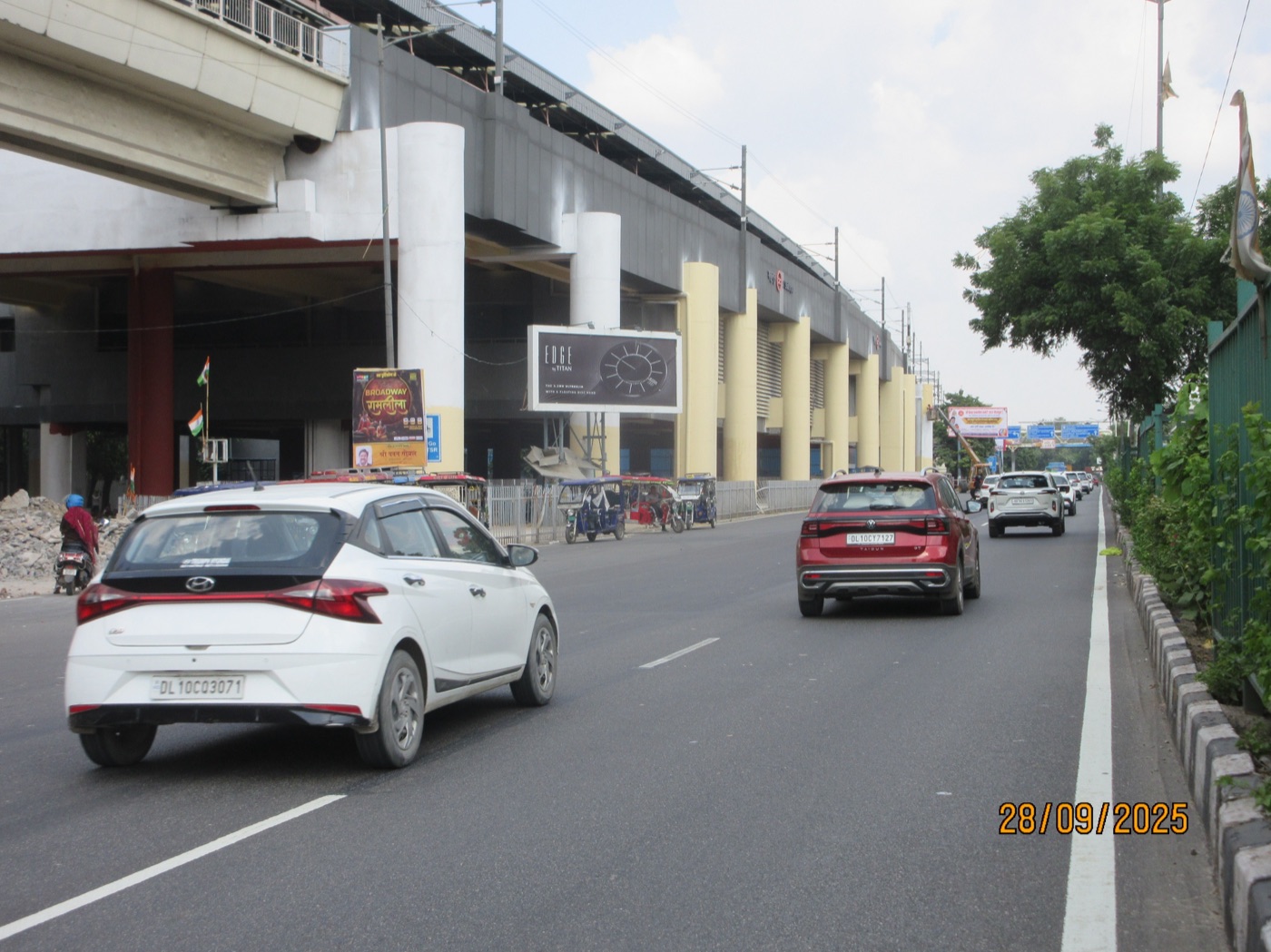 Unipole at Outside Shakurpur Metro Nr. Punjabi Bagh Flyover, New Delhi photo 1