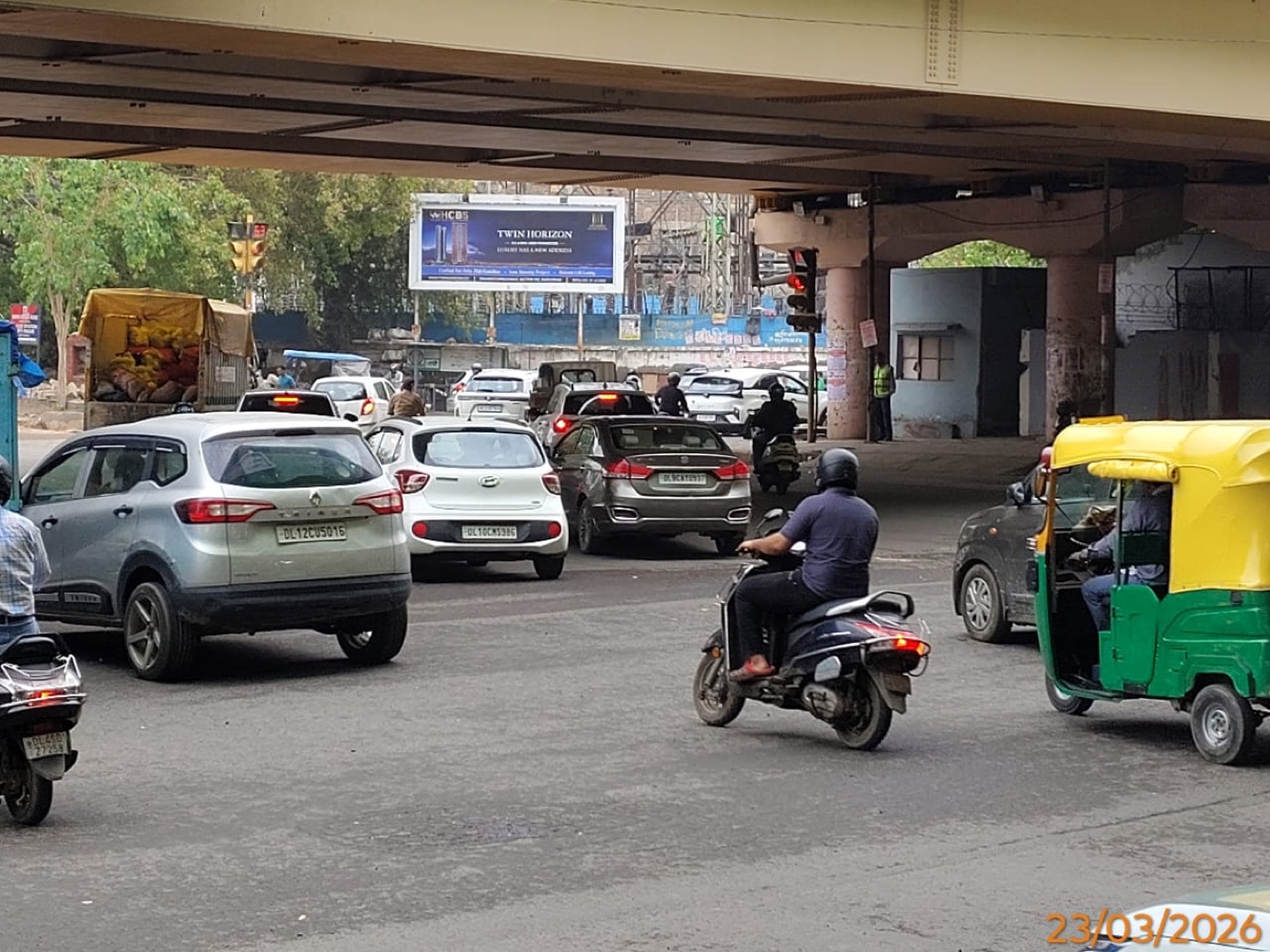 Unipole at Mayapuri Crossing , Kirti Nagar Furniture Market, New Delhi photo 1