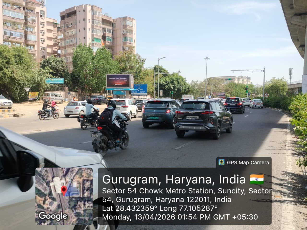 Billboard at Golf Course Road at AIT Chowk, Sector 54, Gurugram photo 1
