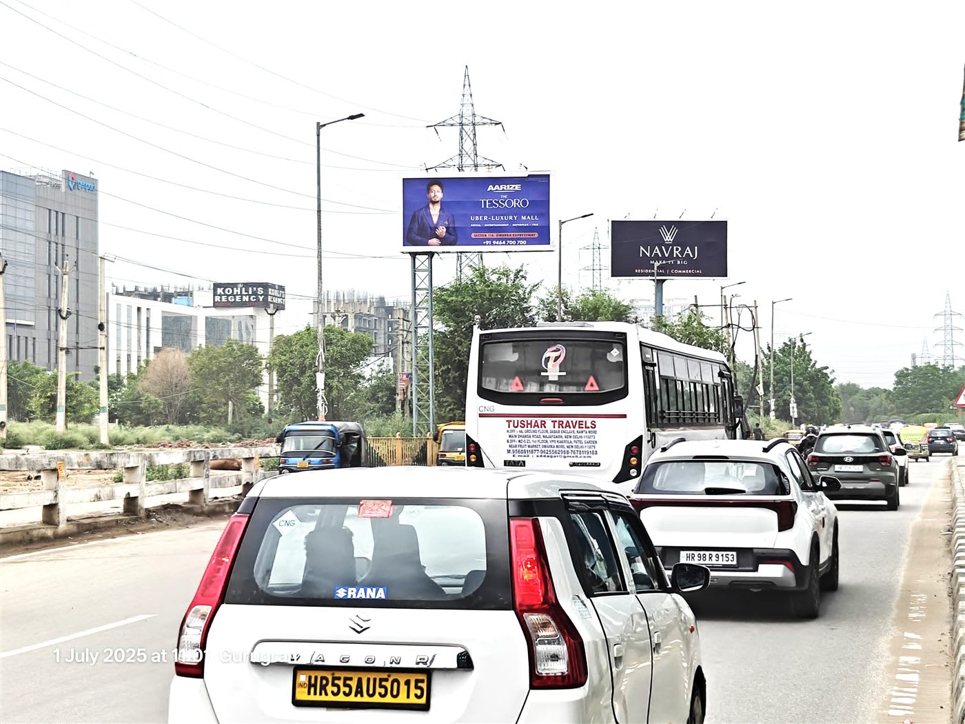 Unipole at Vatika Chowk towards Dwarka Expressway, Gurugram photo 1