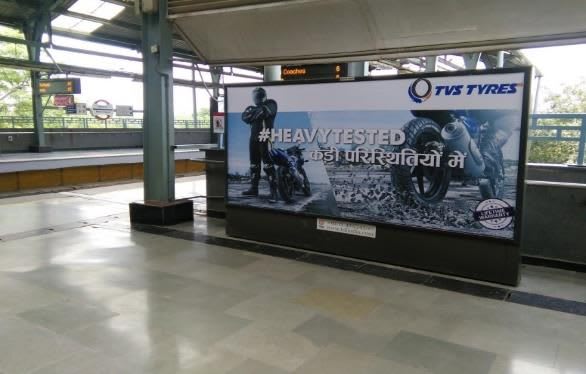 Metro Panel at Okhla Metro Station, Violet Line, New Delhi photo 1